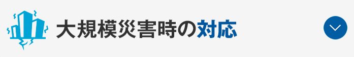 大規模災害時の対応
